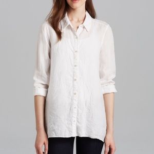 Eileen Fisher Linen Button down Tunic